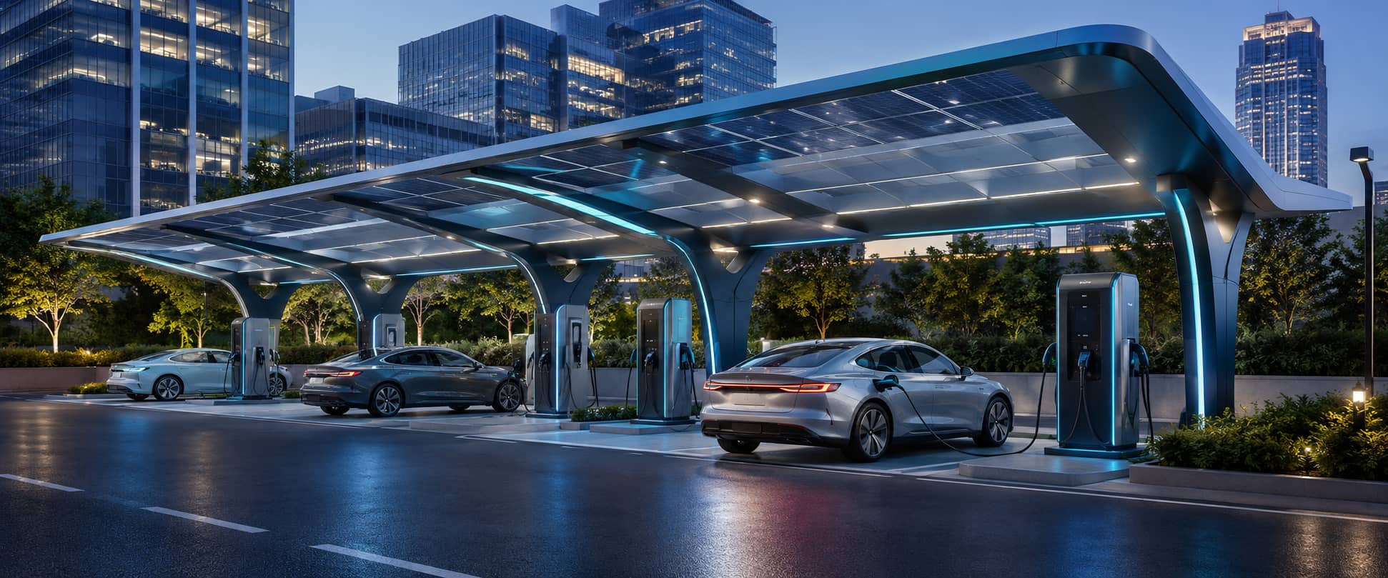Commercial EV Charging Station
